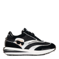 400-BLACK LTHR & TEXTILE